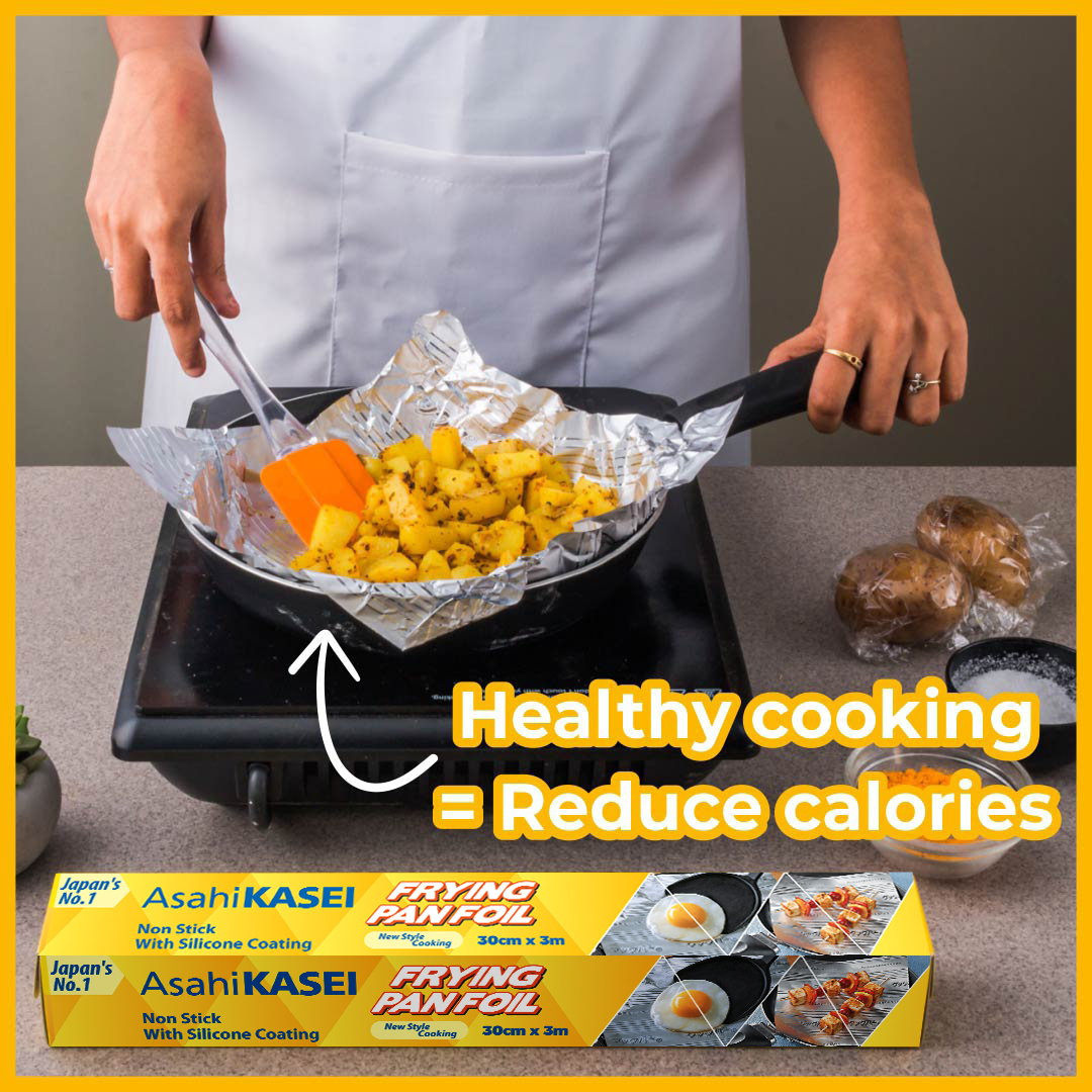 Reduces-Calories-silicon-frying-pan-asahi kasei